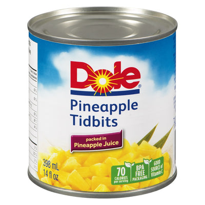 DOLE P/APPLE TIDBITS IN JCE [398 ml]