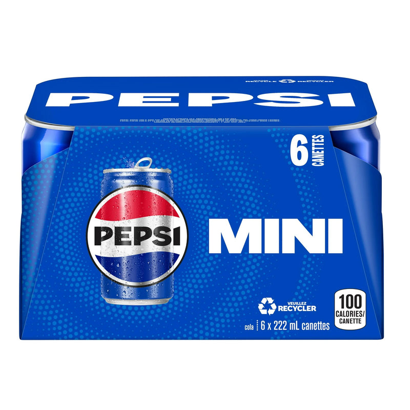 PEPSI MINI CANS [6 PK] - 2 for $9.00