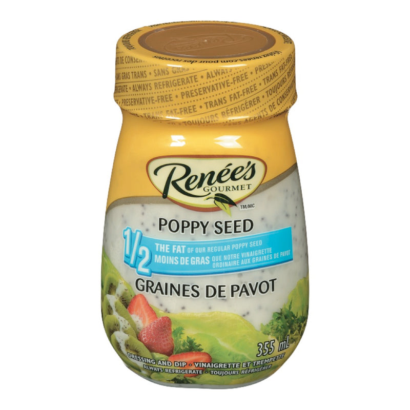 RENEES POPPY SEED 1/2 FAT [355 ml]