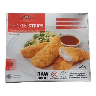 HAMPTON HOUSE CHICKEN STRIPS [1.5 kg]