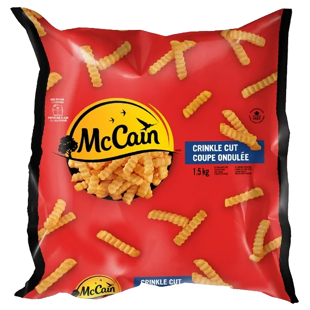 MCCAIN CRINKLE CUT REG FRIES [1.5 kg]