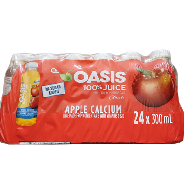 OASIS 100% APPLE JCE 24x300ml [24 PK]