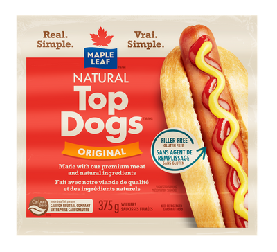 MAPLE LEAF HOT DOGS ORIGINAL [375 gm]