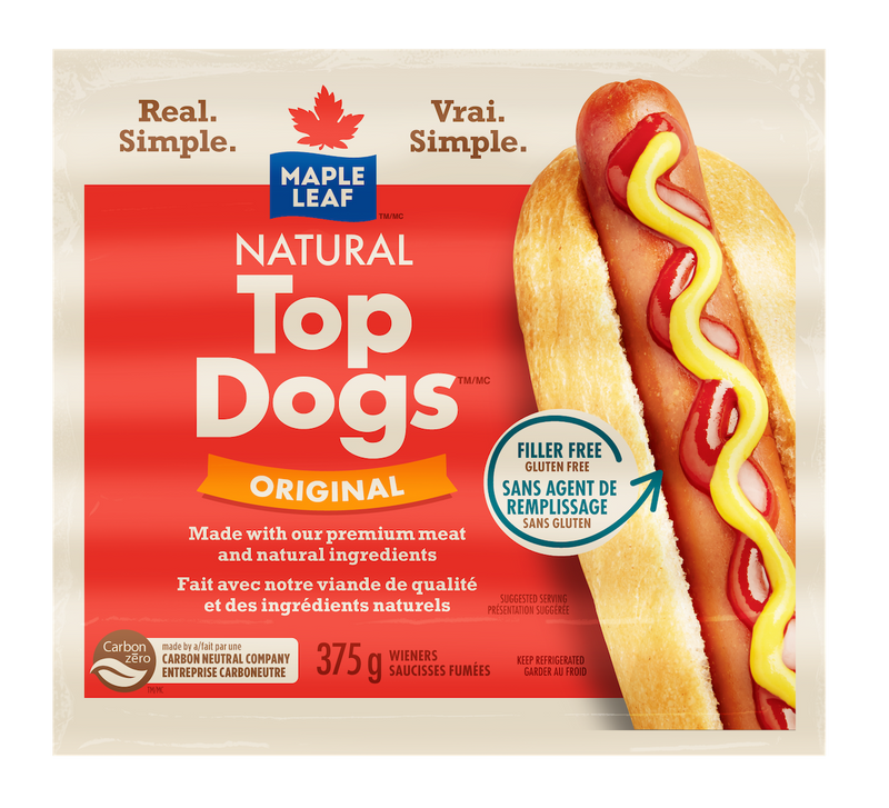 MAPLE LEAF HOT DOGS ORIGINAL [375 gm]