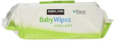 KIRKLAND BABY WIPES FRAG FREE [100 PK]