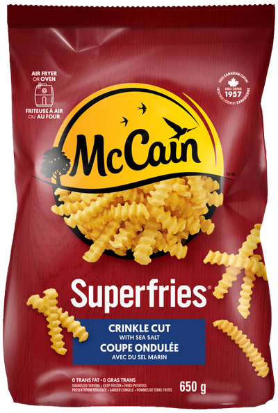 McCAIN FRIES CRINKLE CUT [650 GM]
