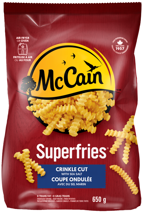 McCAIN FRIES CRINKLE CUT [650 GM]