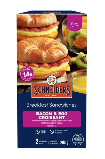 SCHNEIDERS EGG & BAC CROISSANT [252 GR]