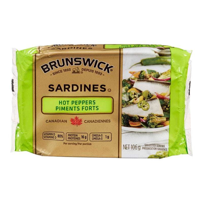BRUNSWICK SARDINES HOT PEPPER [106 GR]