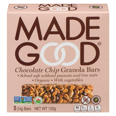 MADE GOOD GRAN BARS CHOC CH [120 GR]