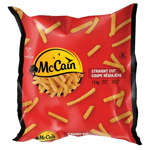 MCCAIN STRAIGHT CUT REG FRIES [1.5 kg]