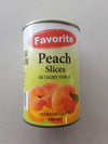 FAVORITE PEACH SLICES [398 ml] - 4 for $5.00
