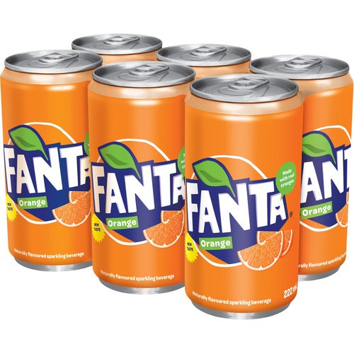 FANTA ORANGE MINI CANS [6 PK]