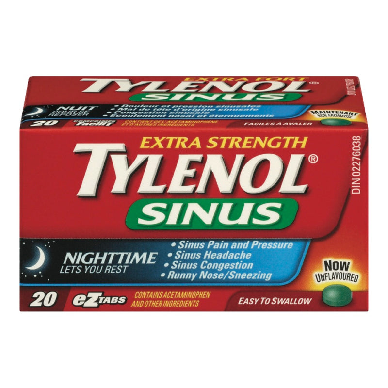 TYLENOL SINUS ES TAB NIGHTTIME [20 PK]