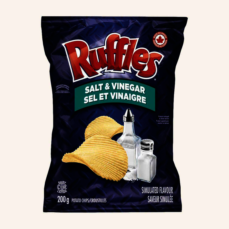 RUFFLES SALT & VINEGAR [200 GR]