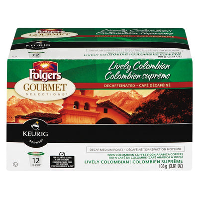 FOLGERS COLUMBIAN DECAF [12 PK]