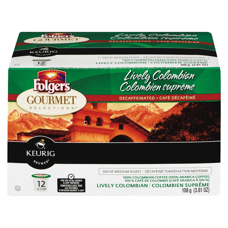 FOLGERS COLUMBIAN DECAF [12 PK]