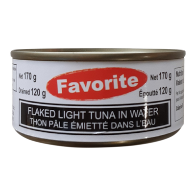 FAVORITE FLAKED LIGHT TUNA [120 GR] - 3 for $4.00