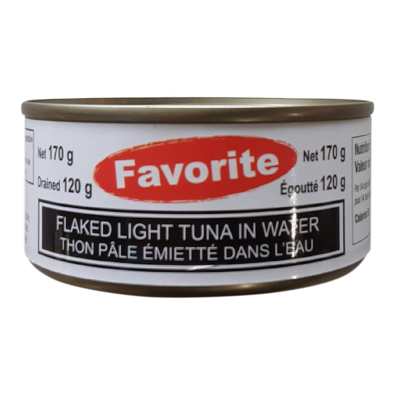 FAVORITE FLAKED LIGHT TUNA [120 GR] - 3 for $4.00