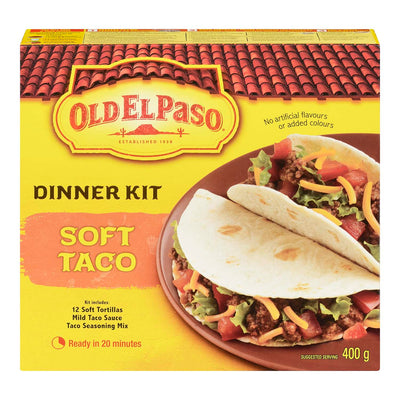OLD EL PASO SOFT TACO KIT [400 GM]