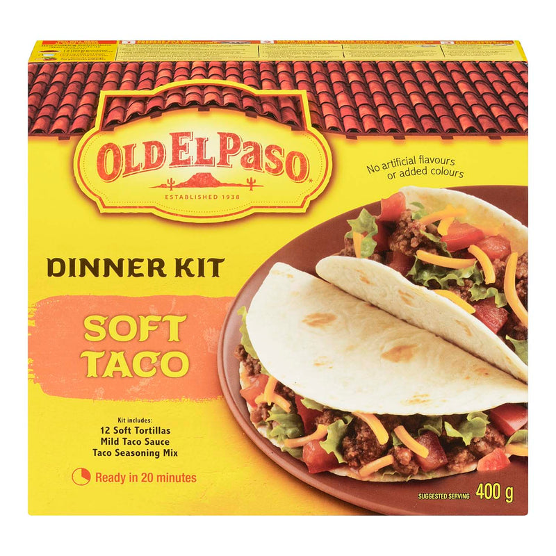 OLD EL PASO SOFT TACO KIT [400 GM]