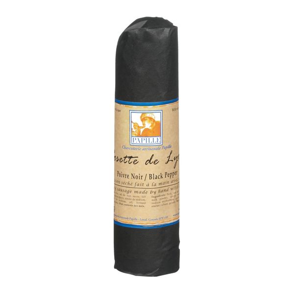 Papille Black Pepper Dry Sausage, 1 ct