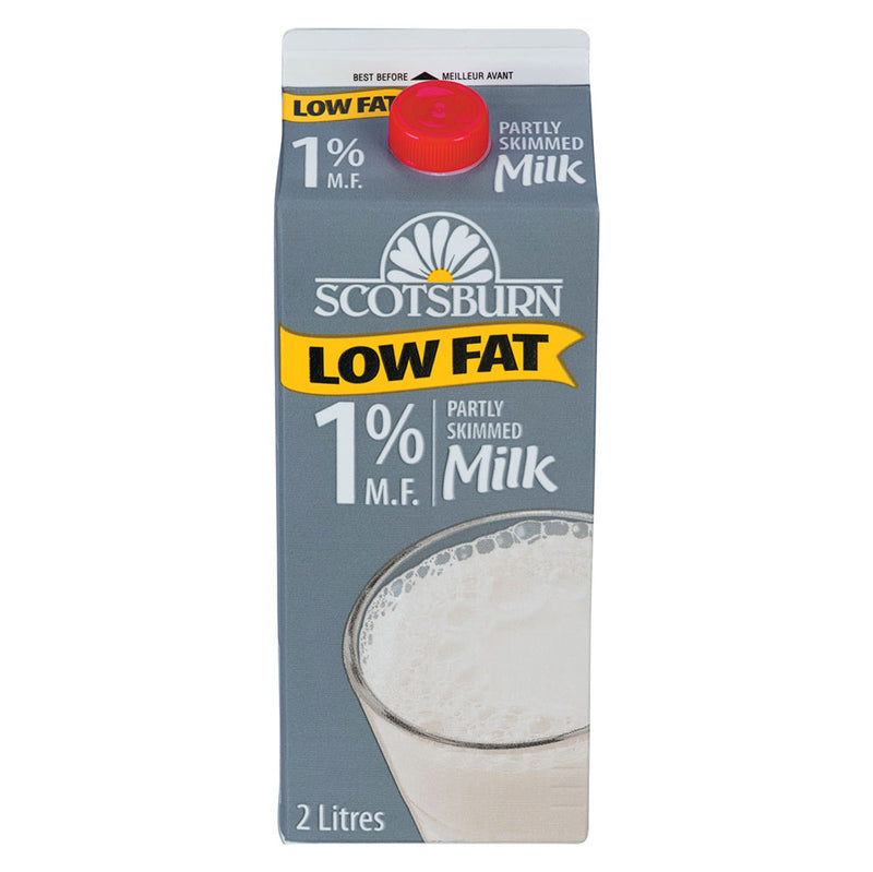 SCOTSBURN MILK 1% CARTON [2 LT]