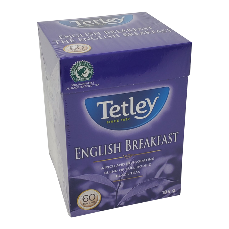 TETLEY ENGLISH BREASKFAST TEA [60 PK]