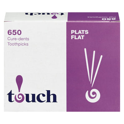 TOUCH FLAT TOOTHPICKS [650 PK]