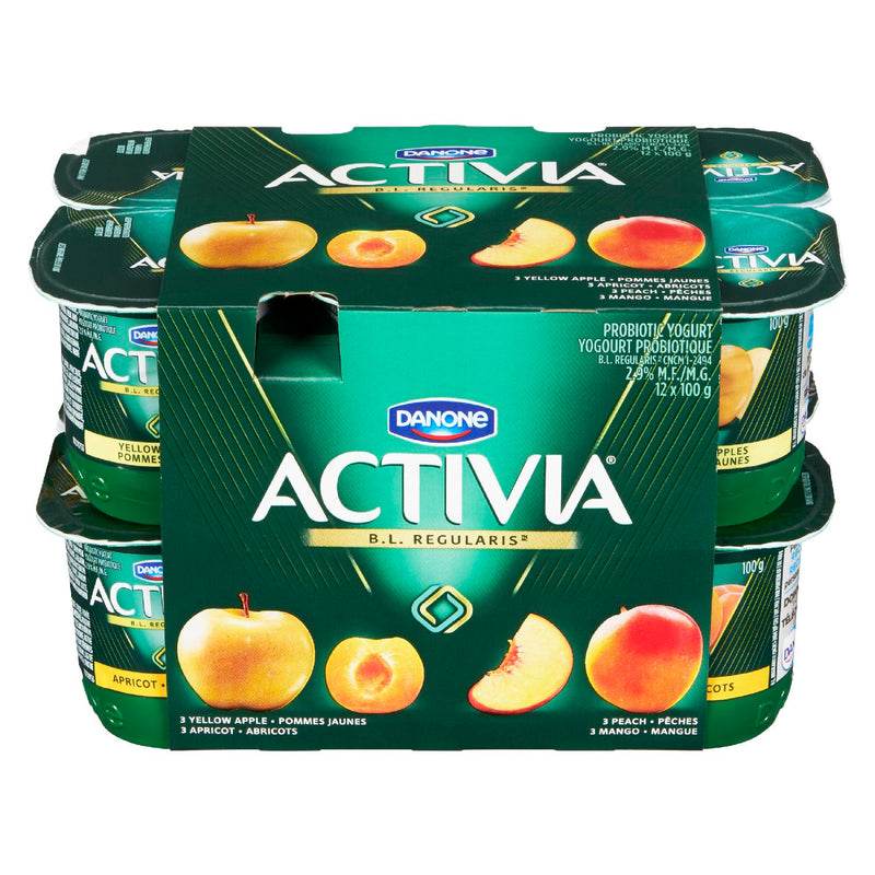 ACTIVIA  APL/PEACH/APR/MANGO [12 PK]