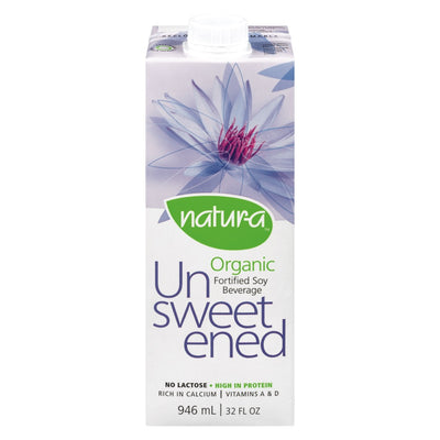 NATURA SOY BEV UNSWEETENED [946 ml]