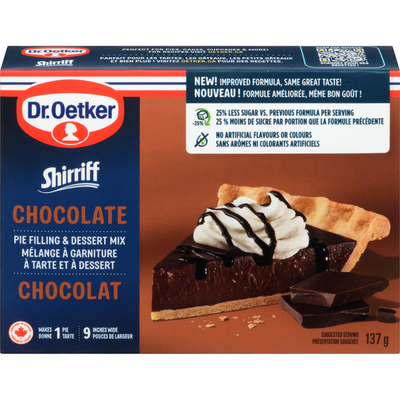 SHIRRIFF CHOCOLATE PIE FILL [137 GM]