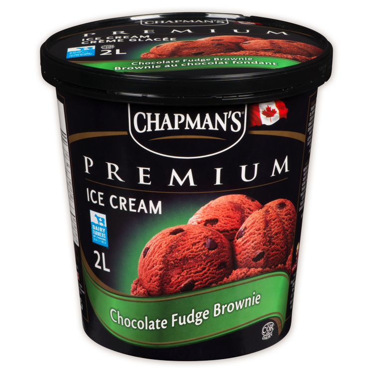 CHAPMANS PREM CHOC FUDGE [2 LT]