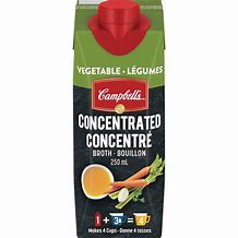 CAMPBELLS VEGETABLE CONC BROTH [250 ml]