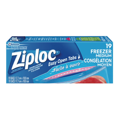 ZIPLOC QUART FREEZER BAGS [20 PK]