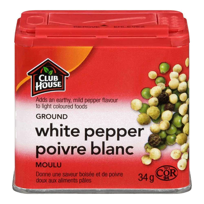 CLUB HOUSE WHITE PEPPER TIN [34 GM]