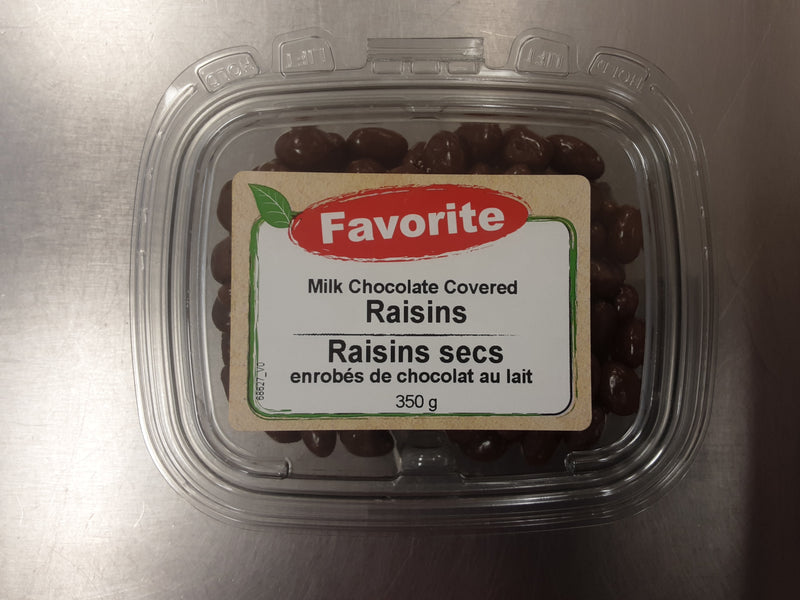 Favorite Milk Chocolate Covered Raisins, 350 g