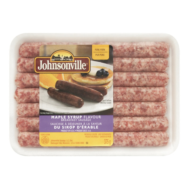 JOHNSONVILLE MAPLE SAUSAGE [375 gm]