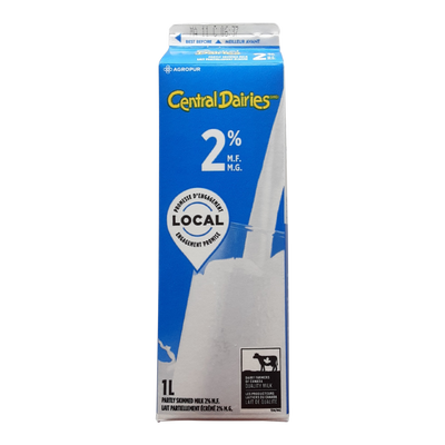 CENTRAL DAIRIES 2% MILK [1 LT]