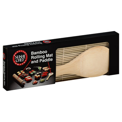 SUSHI CHEF ROLLING MAT/PADDLE [1 ea]