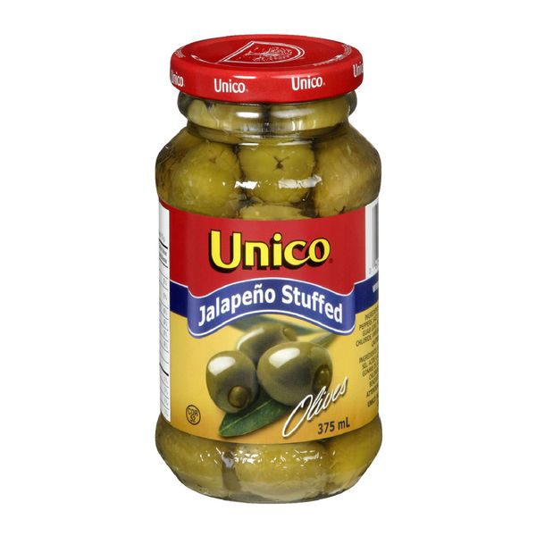 UNICO JALEPENO STUFF OLIVES [375 ml]