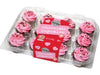 TWO BITE VALENTINE CUPCKE CHOC
