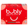 BUBLY STRAWBERRY WATER [12 PK] - 2 for $16.00