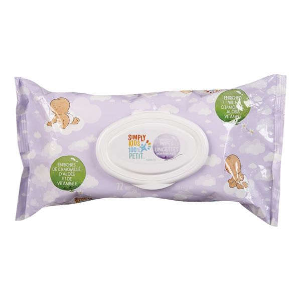 S/KIDS SCENTED WIPE TUBS [72 PK]