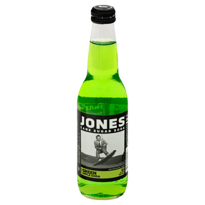 Jones Green Apple Flavor Cane Sugar Soda, 355 mL