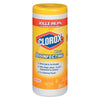 CLOROX CLEANING WIPES LEMON [35 pk]