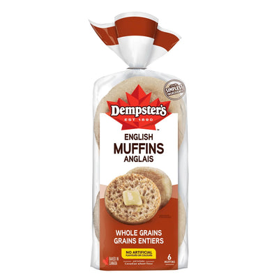 DEMPSTERS ENGLISH MUFFIN W/GRN [340 GR] - 2 for $6.00
