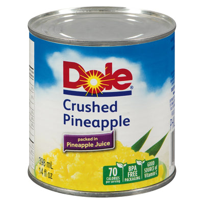DOLE CRUSHED UNSWT P/APPLE [398 ml]