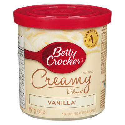 B/C CRMY DLX VANILLA FROSTING [450 GM] - 2 for $5.00