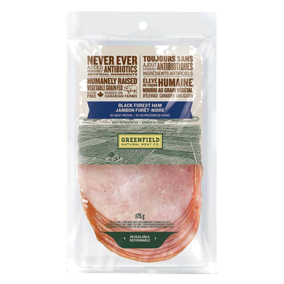 Greenfield Natural Meat Co Black Forest Ham, 175 g
